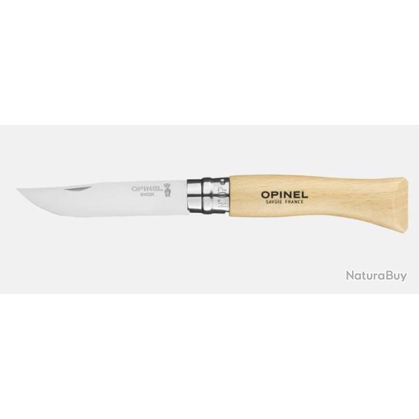 Couteau Opinel N�07 Inox Lame 8 cm H�tre