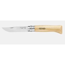 Couteau Opinel N&deg;08 Inox Lame 8,5 cm H&ecirc;tre