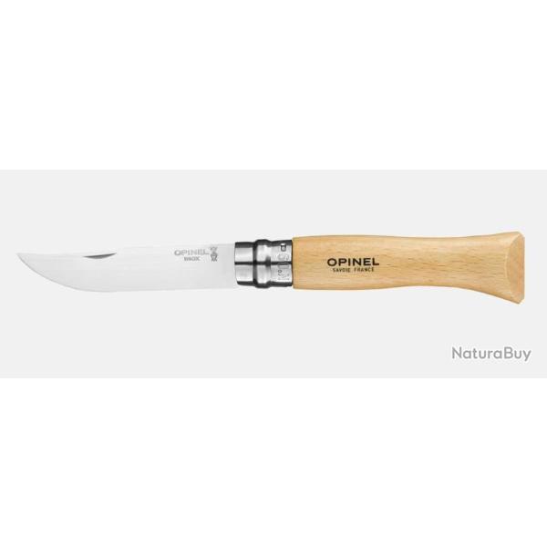 Couteau Opinel N�09 Inox Lame 9 cm H�tre
