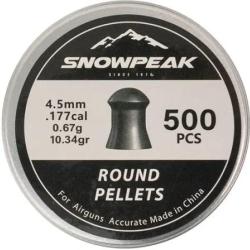 Plombs Snowpeak 4,5 mm 10,34 grains X500