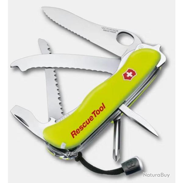 Couteau Victorinox Rescue Tool MW 13 fonctions Jaune