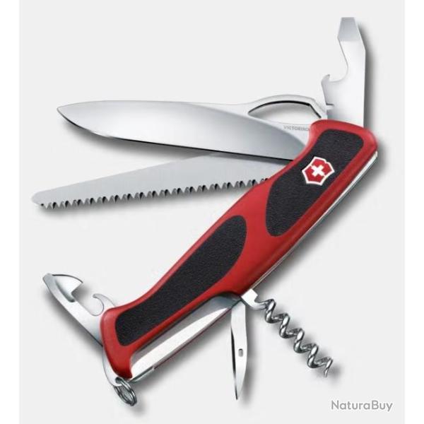 Couteau Victorinox Ranger 79 M Grip 12 fonctions Rouge