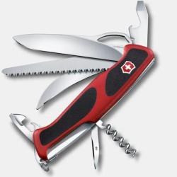 Couteau Victorinox Ranger 57 M Grip 13 fonctions Rouge/Noir