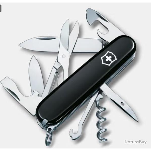 Couteau Victorinox Climber 14 fonctions Noir
