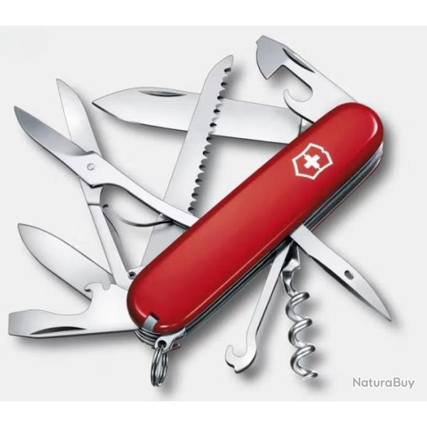 Couteau Victorinox Huntsman 15 fonctions Rouge
