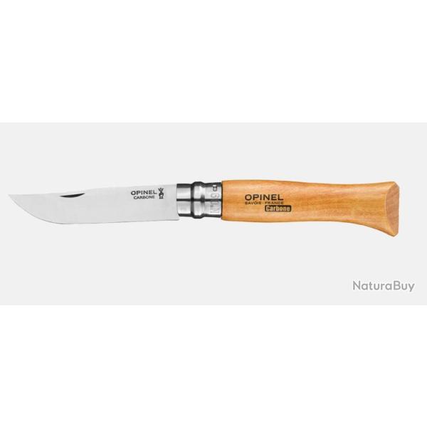 Couteau Opinel N�09 Carbone Lame 9 cm Manche h�tre