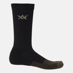 Chaussettes de chasse Alaska 1795 Hunter Wool Socks Laine m&eacute;rinos Noir Lot de 2 paires 43/47