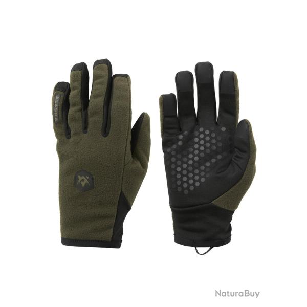 Gants de chasse Alaska 1795 Raptor Gloves Solid Brown Silencieux et tactiles 11