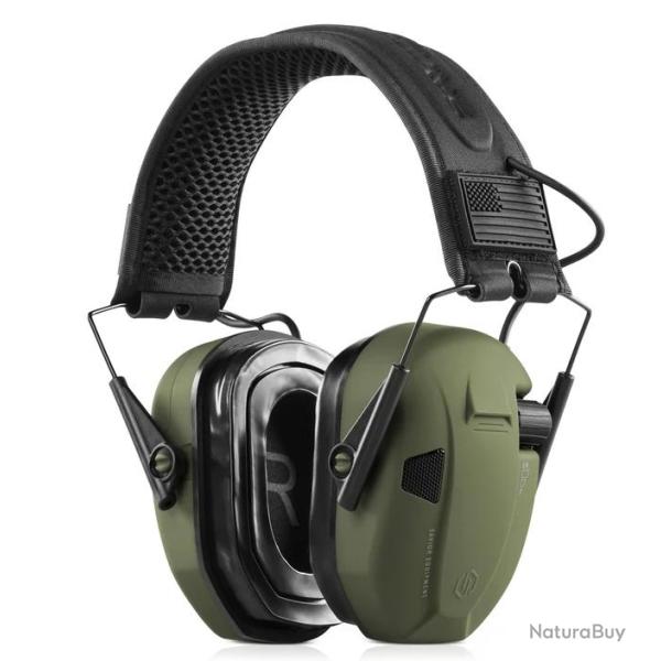 Casque antibruit �lectronique Savior Equipment Apollo OD Green
