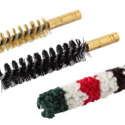 Set de 3 brosses pour armes &agrave; canon ray&eacute; Filetage M3 femelle 6mm