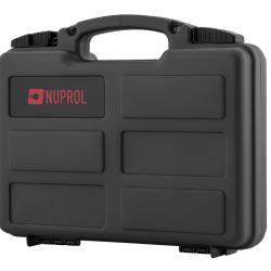 Mallette Nuprol Compact Waterproof pour pistolet avec mousse vague Noir