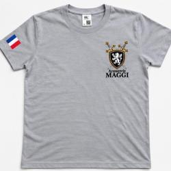 T-shirt HOMME Armurerie MAGGI 100 % coton Gris XXL