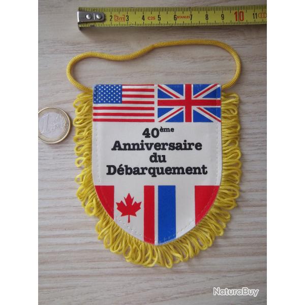 fanion comm�moratif Normandie 1944-1984 d�barquement 40 �me