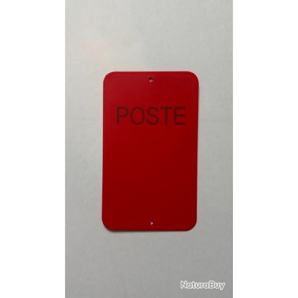 Num�ro de poste ou battue vierge x10 rouge