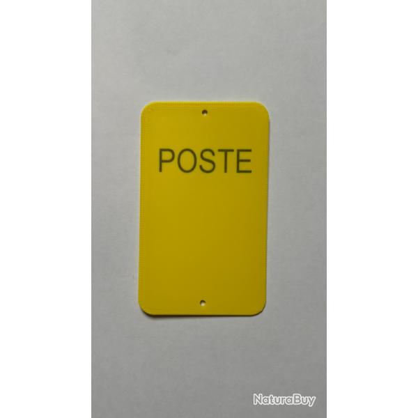 Num�ro de poste ou battue vierge x10 jaune
