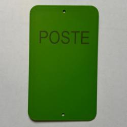 Num&eacute;ro de poste ou battue vierge x10 vert