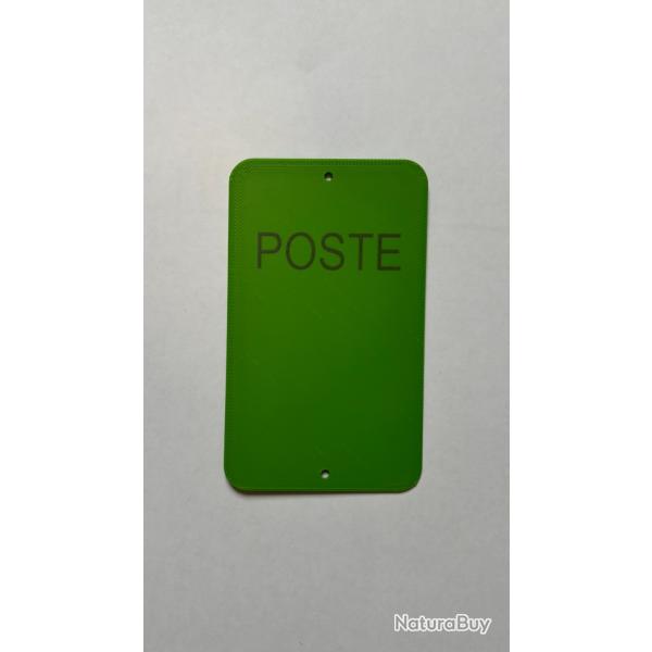 Num�ro de poste ou battue vierge x10 vert