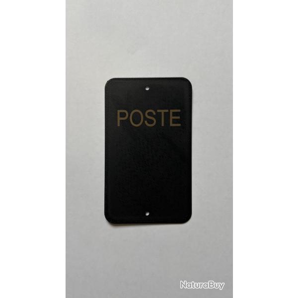 Num�ro de poste ou battue vierge x10 noir