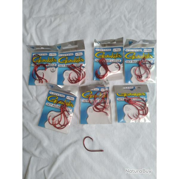Lot hame�on gamakatsu circle 0/6