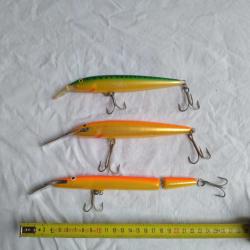 Lot leurres rapala