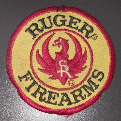 Ecusson Ruger - fond jaune petit