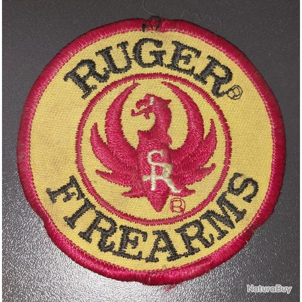 Ecusson Ruger - fond jaune petit