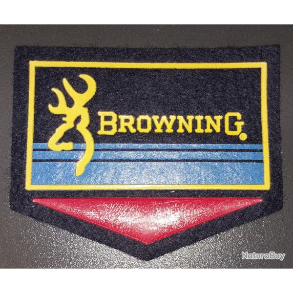 Ecusson browning feutrine rectangle