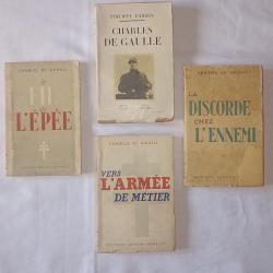 Livres Charles de GAULLE lib&eacute;ration de la France 1944 lot 2
