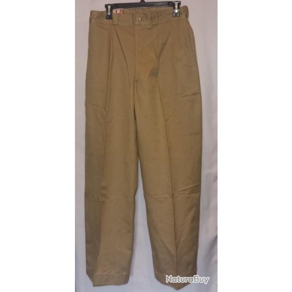 Pantalon en toile TTA model 45/52 chino taille 33