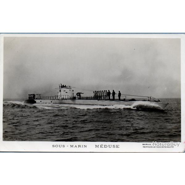 Carte postale ancienne - Sous-marin M�duse -N�8918