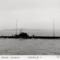 Carte postale ancienne - Sous-marin Perle -N&deg;8919