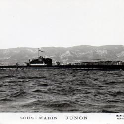 Carte postale ancienne - Sous-marin Junon - Marius Bar Phot Toulon -N&deg;8920