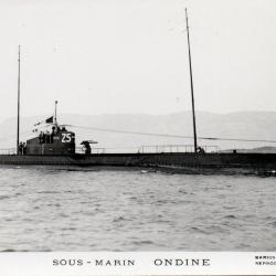 Carte postale Sous-marin Ondine Marius Bar Toulon -N&deg;8921