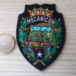&eacute;cusson militaire m&eacute;canicien insigne collection arm&eacute;e