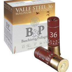 Cartouches B&P Valle steel 36 cal 12/76 N&deg;2