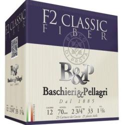 Cartouches B P F2 fiber classic calibre 12 70