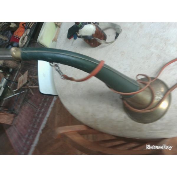 corne de chasse 50cm gros embout