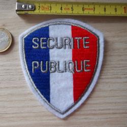 &eacute;cusson obsol&egrave;te s&eacute;curit&eacute; publique insigne collection