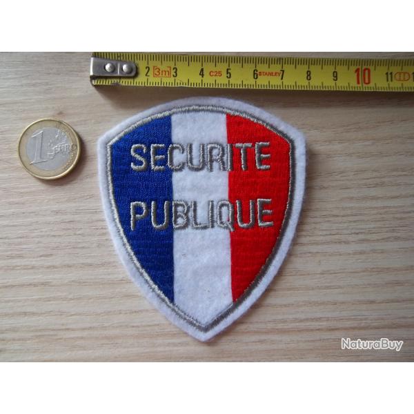 �cusson obsol�te s�curit� publique insigne collection