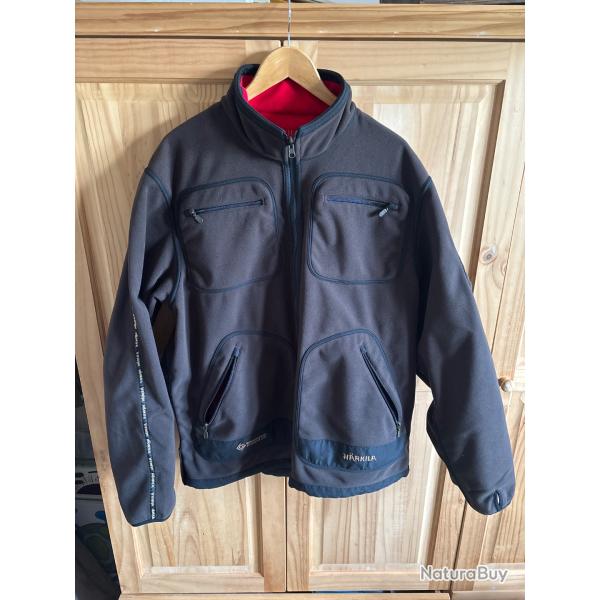 VESTE HARKILA POLAIRE R�VERSIBLE KAMKO REGAL ROUGE/MARRON