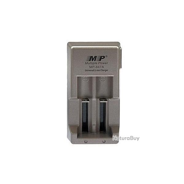 ENCHERE � 1� !! Chargeur universel MP-847A pour Accus Li-ion CR123 et 18650 de 3,7 V DIGITAL OPTIC