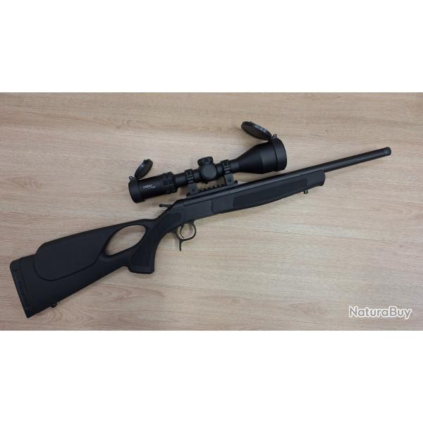 Pack CVA SCOUT TD THUMBOLE 308 WIN 46cm + lunette Vector Optics Grizzly 3-12x56i Fiber SCOM-49