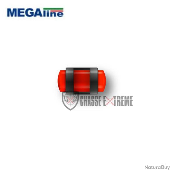 Guidon Ajoure Fluorescent Rouge MEGALINE M2.6 D4 L9