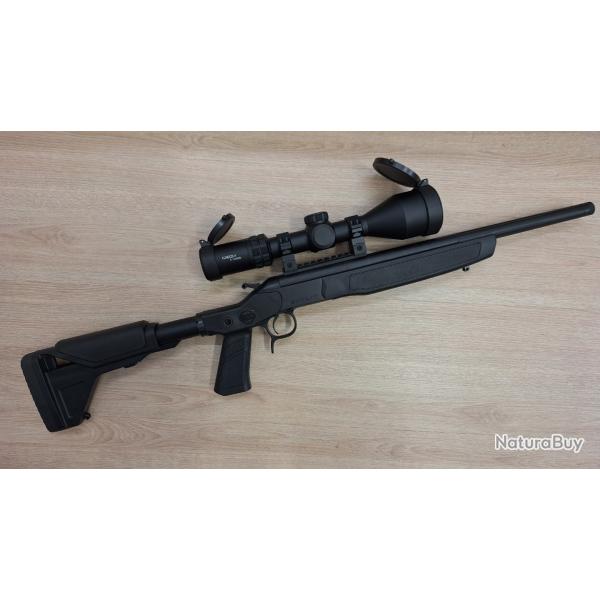 Pack CVA SCOUT TD XP 308 WIN 46cm + lunette Vector Optics Grizzly 3-12x56i Fiber SCOM-49