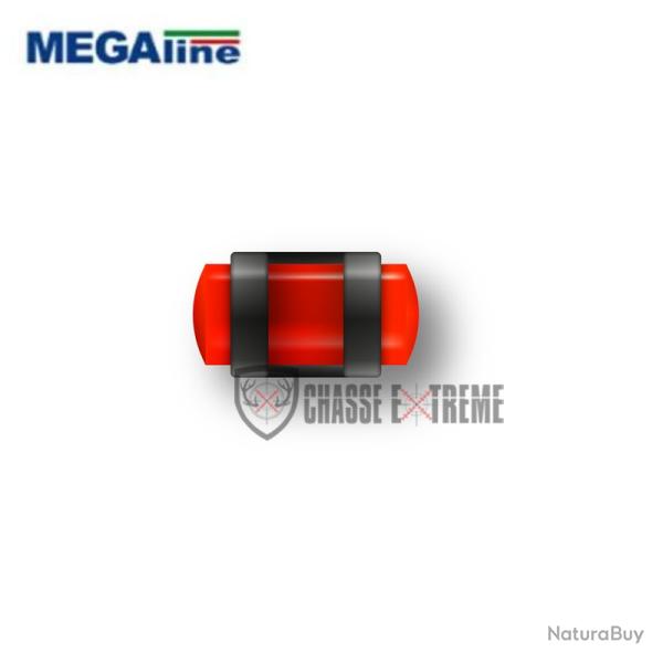 Guidon Ajoure Fluorescent Rouge MEGALINE M3 D4 L9