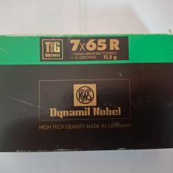 Munitions  7*65R BRENNEKE TORPEDO id&eacute;al TIG