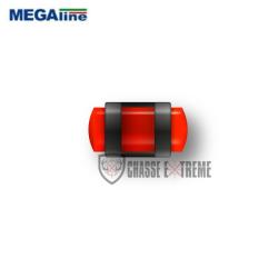 Guidon Ajoure Fluorescent Rouge MEGALINE M4 D4 L9