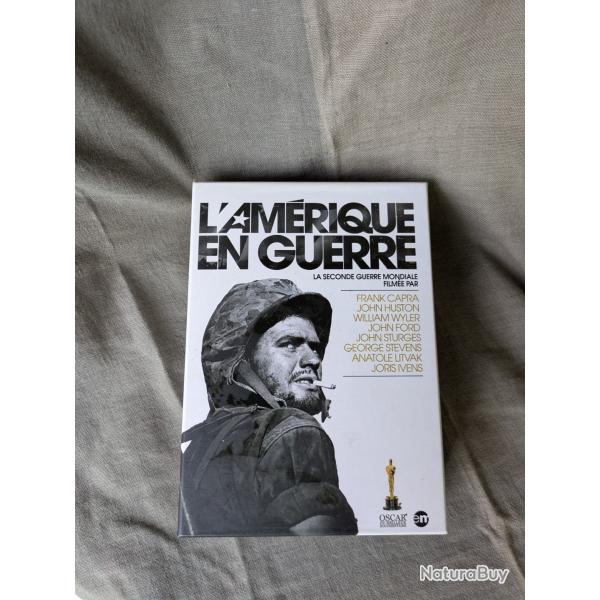 WW2 US COFFRET 5 DVDs SUR LA SECONDE GUERRE MONDIALE ' L AMERIQUE EN GUERRE SECONDE GUERRE MONDIALE