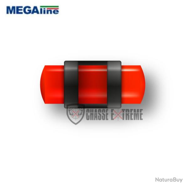 Guidon Ajoure Fluorescent Rouge MEGALINE M3 D4 L11