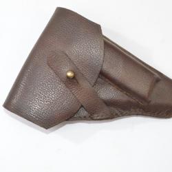 Copie &eacute;tui / holster cuir pour pistolet Dreyse 1907 en calibre 7,65 browning.
